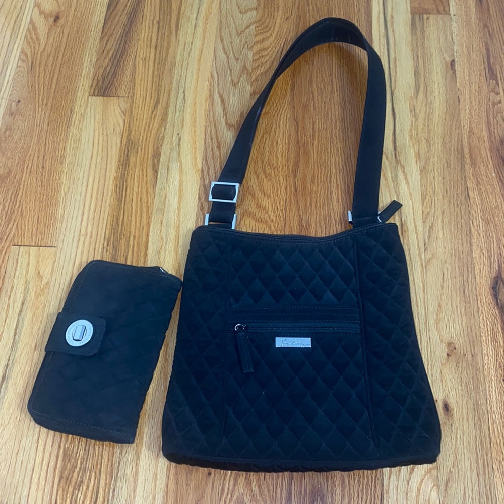 Vera Bradley Black Purse and Wallet